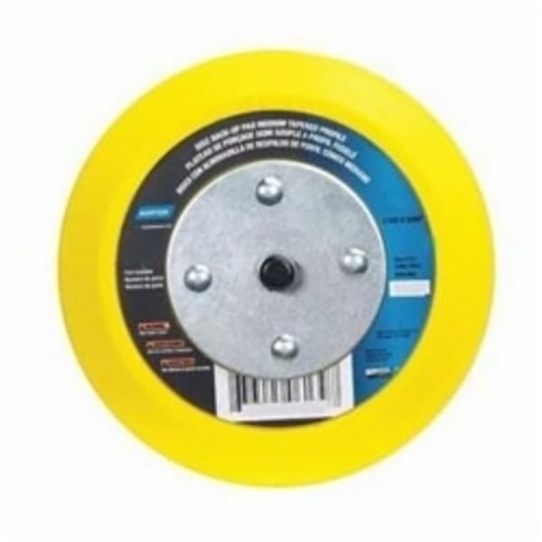 Norton 63642543112 Medium Density Tapered Backup Pad, 8 in Dia Pad, PSA Attachment