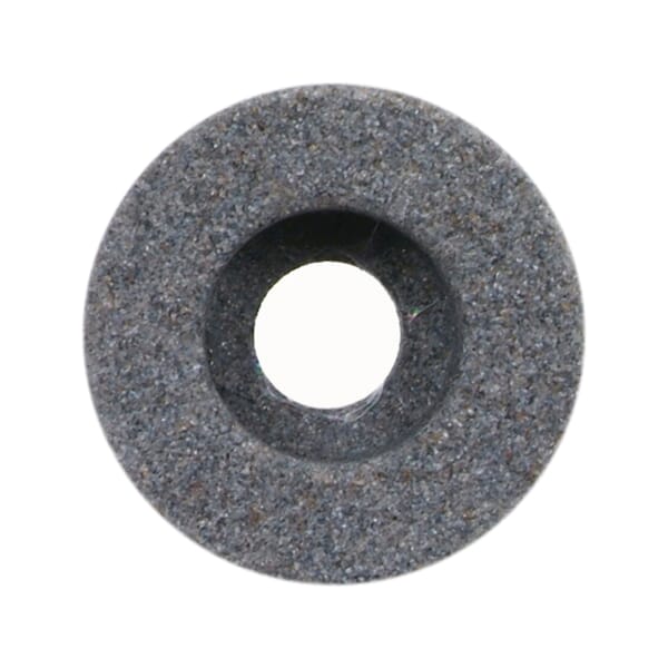 Norton 66243427799 32A 1-Side Recessed Toolroom Wheel, 1-1/4 in Dia x 1 in THK, 3/8 in Center Hole, 60 Grit, Aluminum Oxide Abrasive
