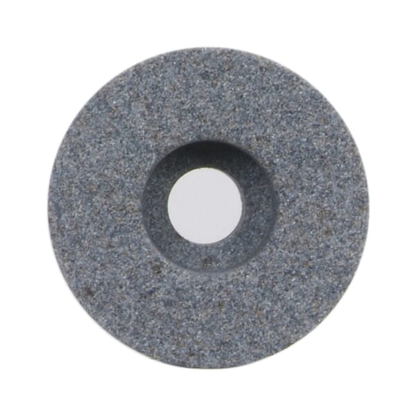 Norton 66243427937 32A 1-Side Recessed Toolroom Wheel, 1-1/4 in Dia x 1 in THK, 3/8 in Center Hole, 60 Grit, Aluminum Oxide Abrasive
