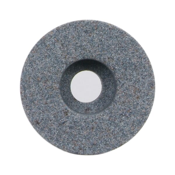 Norton 66243427938 32A 1-Side Recessed Toolroom Wheel, 1-1/2 in Dia x 1 in THK, 3/8 in Center Hole, 60 Grit, Aluminum Oxide Abrasive
