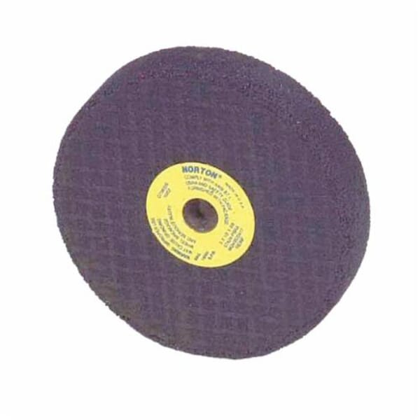 Norton Gemini 66252809598 57A Type 11 Portable Snagging Wheel, 5 in Dia Max, 2 in THK, Flaring Cup Shape