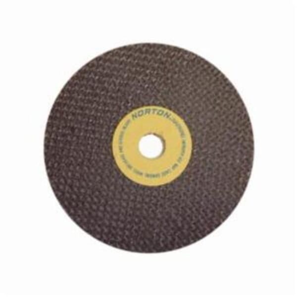 Norton 66243528552 All Purpose Cut-Off Wheel, 3 in Dia x 0.06 in THK, 3/8 in Center Hole, 60 Grit, Aluminum Oxide Abrasive