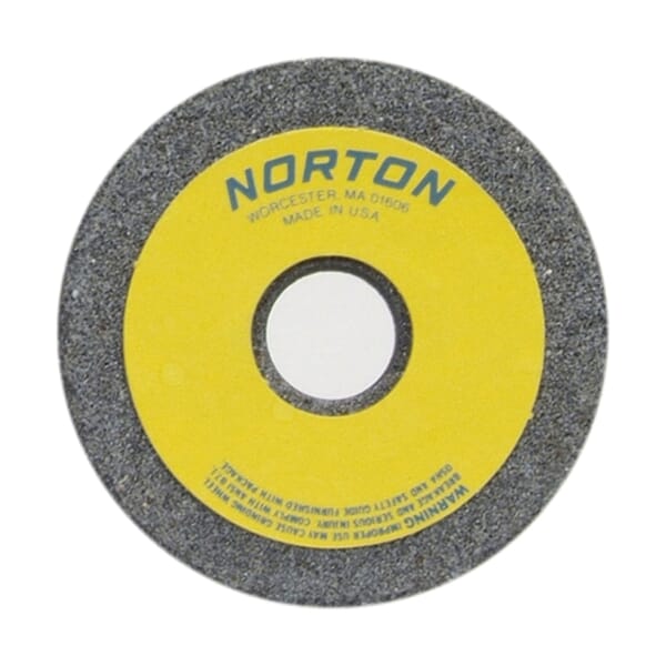Norton 66243529339 37C Toolroom Wheel, 3-1/2 in Dia x 1-1/2 in THK, 7/8 in Center Hole, 24 Grit, Silicon Carbide Abrasive