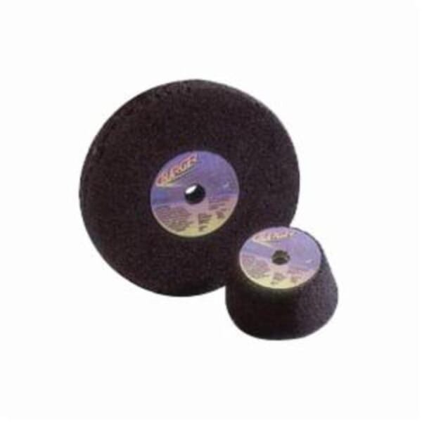 NortonBlueFire 66253146917 NV Type 11 Portable Snagging Wheel With Steel Back, 4 in Dia Max, 2 in THK
