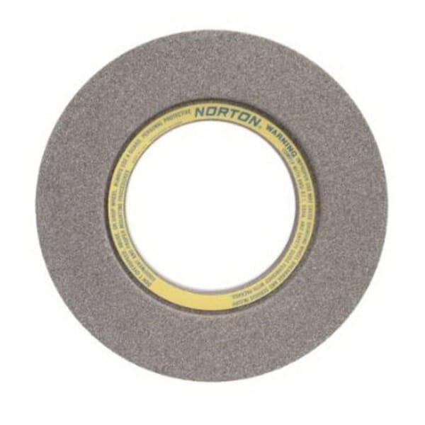 Norton Gemini 66253058315 Surface Grinding Wheel, 20 in Dia x 3 in THK, 10 in Center Hole, 46 Grit, Medium Grade, Aluminum Oxide Abrasive