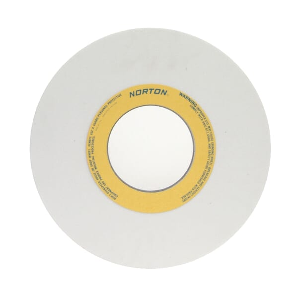Norton 66253364051 38A Straight Toolroom Wheel, 14 in Dia x 1 in THK, 5 in Center Hole, 60 Grit, Aluminum Oxide Abrasive