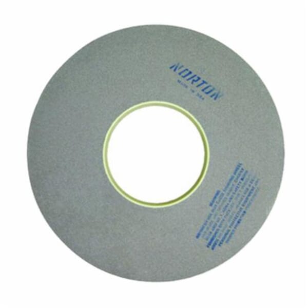 Norton 66253466721 64A Straight Surface and Cylindrical Grinding Wheel, 16 in Dia x 2 in THK, 5 in Center Hole, 60 Grit, Aluminum Oxide Abrasive