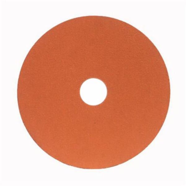 Norton Blaze 69957398002 SG F980 Heavy Duty Coated Abrasive Disc, 4-1/2 in Dia, 7/8 in Center Hole, 50 Grit, Coarse Grade, Premium Ceramic Alumina Abrasive, Center Mount Attachment