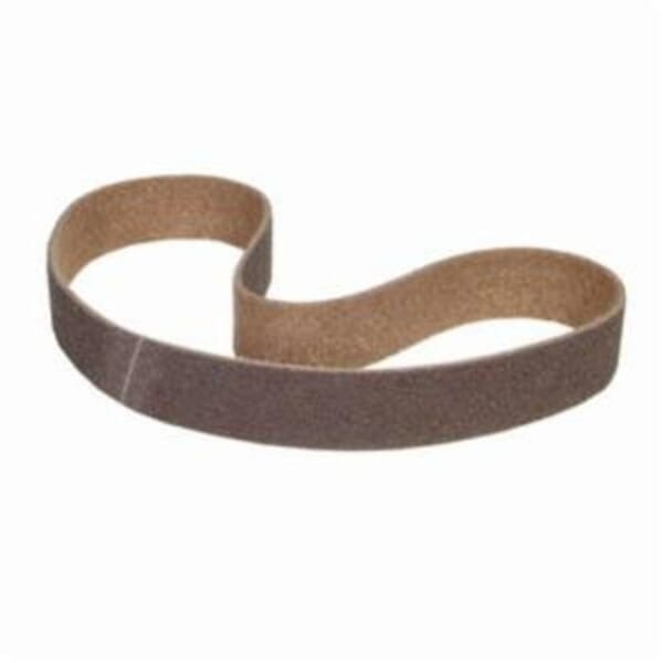 Norton Bear-Tex Rapid Prep 66254429365 Benchstand Flex Low Stretch Narrow Regular Surface Conditioning Non-Woven Abrasive Belt, 2-1/2 in W x 60 in L, Coarse Grade, Aluminum Oxide Abrasive, Brown
