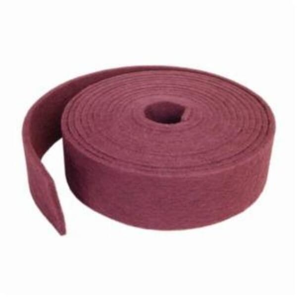 Norton Bear-Tex 66261006373 777 General Purpose Non-Woven Abrasive Roll, 4 in W x 30 ft L, Very Fine Grade, Aluminum Oxide Abrasive