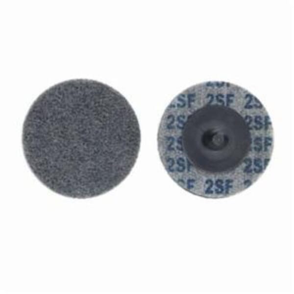 Norton Bear-Tex Rapid Blend 66261014889 Quick-Change Non-Woven Unified Wheel, 2 in Dia, 1/8 in W Face, Fine Grade, Silicon Carbide Abrasive