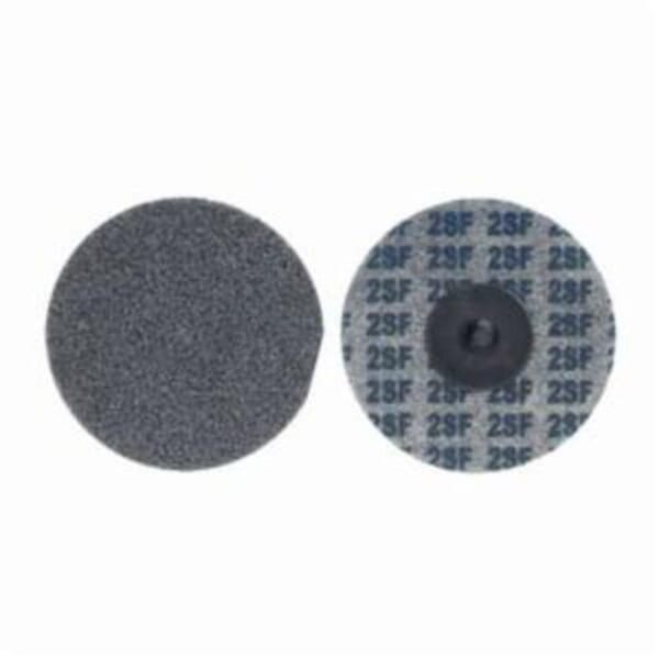 Norton Bear-Tex Rapid Blend 66261014890 Quick-Change Non-Woven Unified Wheel, 3 in Dia, 1/4 in W Face, Fine Grade, Silicon Carbide Abrasive