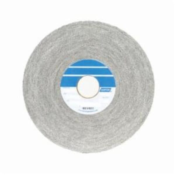 Norton Bear-Tex 66261018636 1000 Convolute Non-Woven Abrasive Wheel, 6 in Dia, 1 in Center Hole, 1 in W Face, Medium Grade, Aluminum Oxide Abrasive