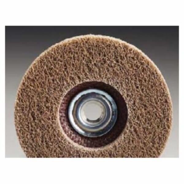 Norton Rapid Blend 66261023947 Depressed Center Wheel, 4-1/2 in Dia x 1/2 in THK, 150/180 Grit, Aluminum Oxide Abrasive