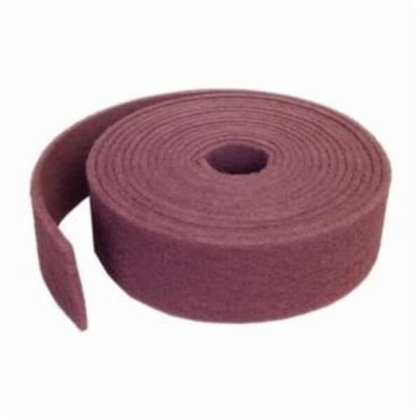 Norton Bear-Tex 66261051701 747 General Purpose Non-Woven Abrasive Roll, 4 in W x 30 ft L, 240 to 360 Grit, Very Fine Grade, Aluminum Oxide Abrasive