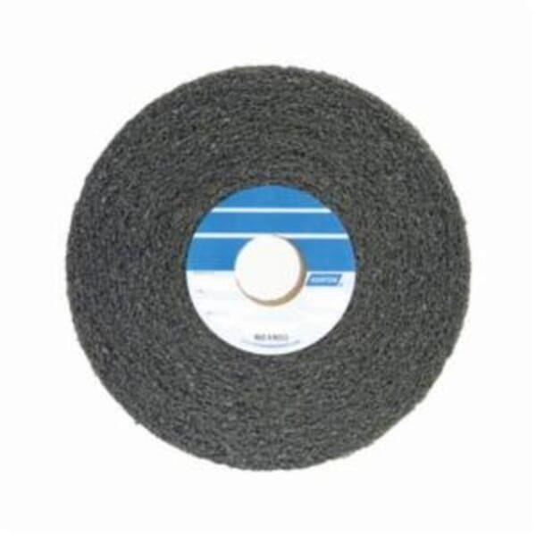 Norton Bear-Tex 66261058509 Convolute Non-Woven Abrasive Wheel, 6 in Dia x 2 in THK, 1 in Center Hole, Fine Grade