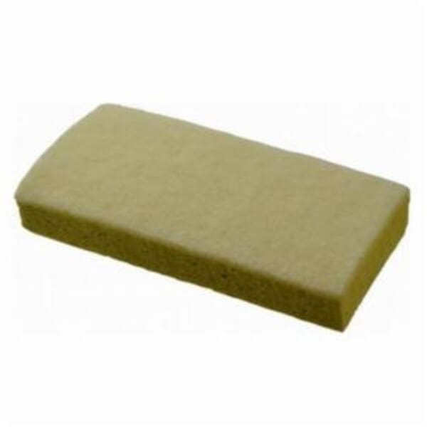 Norton 66261059402 875 Clean-N-Sponge Light Duty Clean-N-Sponge Pad, 6-1/4 in L, 3-1/4 in W W/Dia, 3/4 in THK, Aluminum Oxide Abrasive