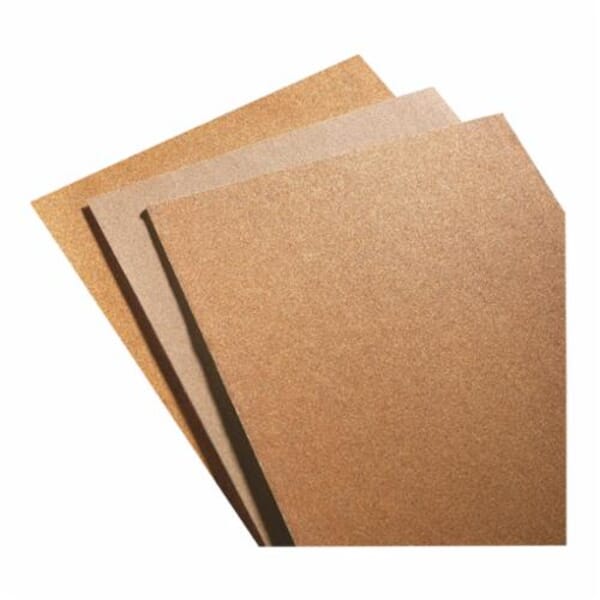 Norton Metalite 66261126336 K225 Coated Sanding Sheet, 11 in L x 9 in W, P180 Grit, Fine Grade, Aluminum Oxide Abrasive, Cloth Backing