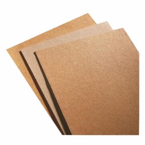 Norton 66261101489 A511 Coated Sandpaper Sheet, 11 in L x 9 in W, 180 Grit, Fine Grade, Garnet Abrasive, Paper Backing