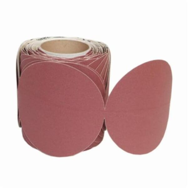 Norton 66261149876 H920 PSA Coated Abrasive Disc Roll, 6 in Dia Disc, 80 Grit, Coarse Grade, Ceramic Alumina Abrasive, Paper Backing