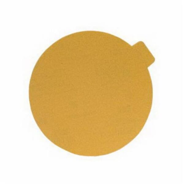 NortonAdaloxNo-Fil 66261183824 A296 PSA Coated Abrasive Disc, 6 in Dia Disc, P80 Grit, Coarse Grade, Aluminum Oxide Abrasive, Paper Backing