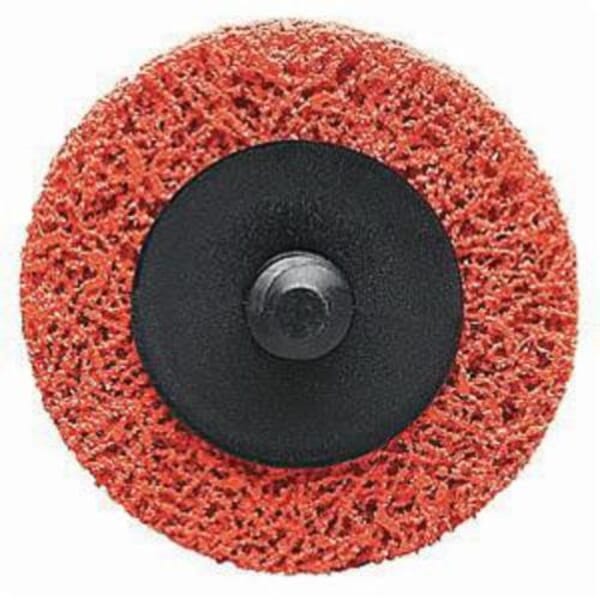 Norton Blaze Rapid Blend 66623313921 Non-Woven Abrasive Quick-Change Disc, 1-1/2 in Dia, Extra Coarse Grade, Ceramic Alumina Abrasive, Type TR (Type III) Attachment