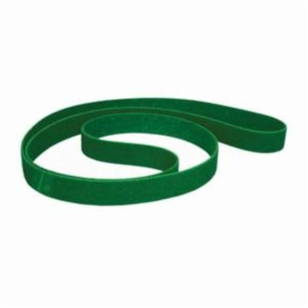 Norton Bear-Tex Rapid Prep 66623333456 Backstand Flex Low Stretch Narrow Regular Surface Conditioning Non-Woven Abrasive Belt, 4 in W x 168 in L, Fine Grade, Aluminum Oxide Abrasive, Green