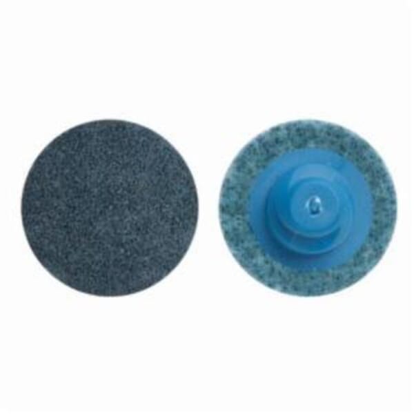 Norton Vortex Rapid Prep 66623335433 Non-Woven Abrasive Quick-Change Disc, 2 in Dia, 150 Grit, Very Fine Grade, Aluminum Oxide Abrasive, Type TR (Type III) Attachment