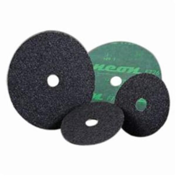 Norton Neon 66623395010 F726 Close Coated Heavy Duty Abrasive Disc, 4-1/2 in Dia, 7/8 in Center Hole, 60 Grit, Coarse Grade, Aluminum Oxide/Ceramic Alumina Abrasive, Center Mount Attachment