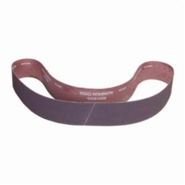 Norton Metalite 78072720890 R228 Narrow RR-Flex Coated Abrasive Belt, 1 in W x 42 in L, 100 Grit, Medium Grade, Aluminum Oxide Abrasive, Cotton Backing