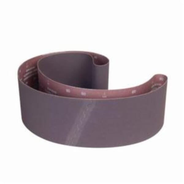 Norton Metalite 78072744693 R228 Narrow Coated Abrasive Belt, 4 in W x 60 in L, 40 Grit, Extra Coarse Grade, Aluminum Oxide Abrasive, Cotton Backing
