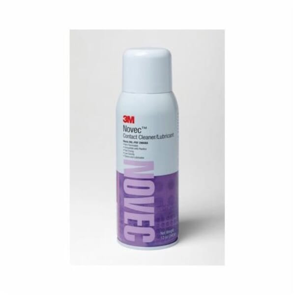 Novec 7100067834 Medium Duty Contact Cleaner/Lubricant, 12 oz Container Aerosol Can Container, Faint Odor/Scent, Clear Glass, Liquid Form