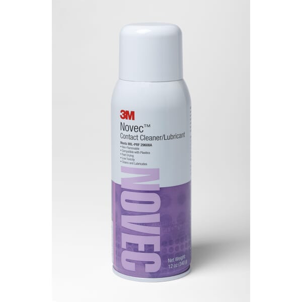 Novec 7100067834 Medium Duty Contact Cleaner/Lubricant, 12 oz Container Aerosol Can Container, Faint Odor/Scent, Clear Glass, Liquid Form