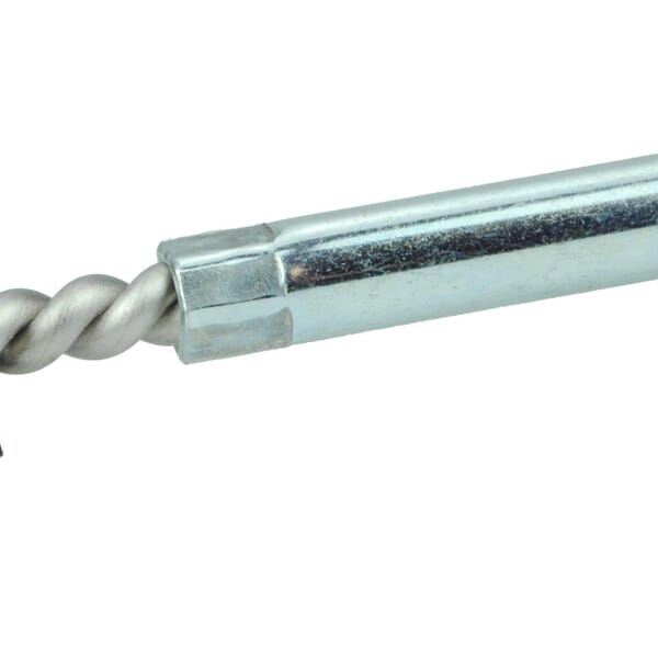 Bore-Rx 21759 Power Tube Brush, 1/2 in Dia 1 in L, 3-1/2 in OAL, 0.026 in Dia Filament/Wire, Nylon/Ceramic Fill