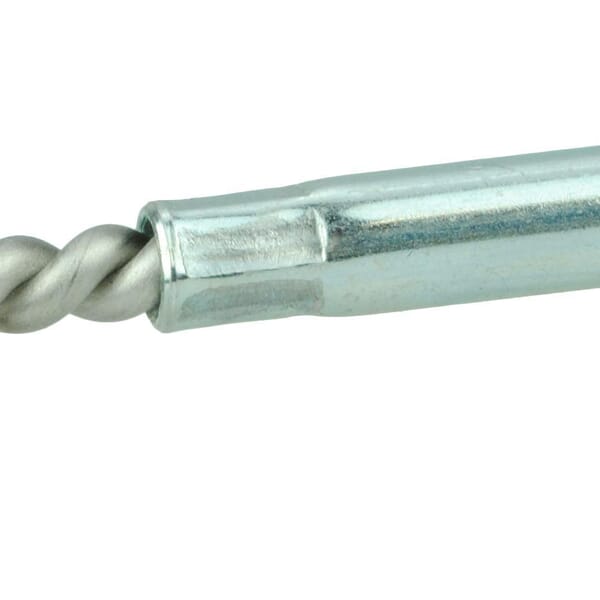 Bore-Rx 21761 Power Tube Brush, 5/8 in Dia 1 in L, 3-1/2 in OAL, 0.026 in Dia Filament/Wire, Nylon/Ceramic Fill