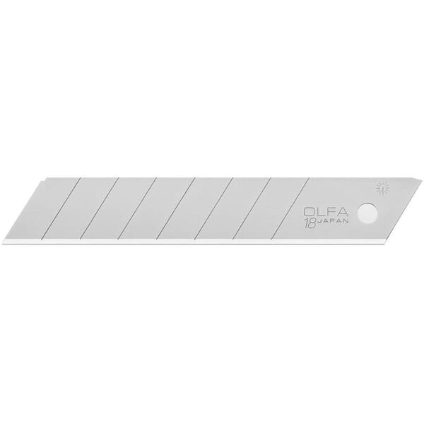 OLFA LB-10B Heavy Duty Utility Replacement Blade, Carbon Tool Steel, Snap-Off Blade, Micro Honed, 4-1/2 in L x 18 mm W Blade, Compatible With: 79143, 53168, 53171 and 53172 Utility Knives, 0.031 in THK