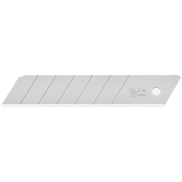 OLFA HB-20B Super Heavy Duty Utility Replacement Blade, Carbon Tool Steel, Snap-Off Blade, Micro Honed, 4-29/32 in L x 25 mm W Blade, Compatible With: 5LC35 and 48TP93 Utility Knives, 0.027 in THK