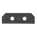 OLFA SKB-8/10B 90 deg Edge General Purpose Replacement Safety Knife Blade, Carbon Tool Steel, 2-1/8 in L x 3/4 in W Blade, Compatible With: SK-8 and 2FTY3 Safety Knives, 0.015 in THK