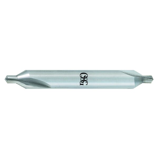 OSG 235-0010 Standard Combination Drill/Countersink, 3/64 in Drill - Fraction, 0.0469 in Drill - Decimal Inch, 118 deg Point Angle, Carbide, Bright