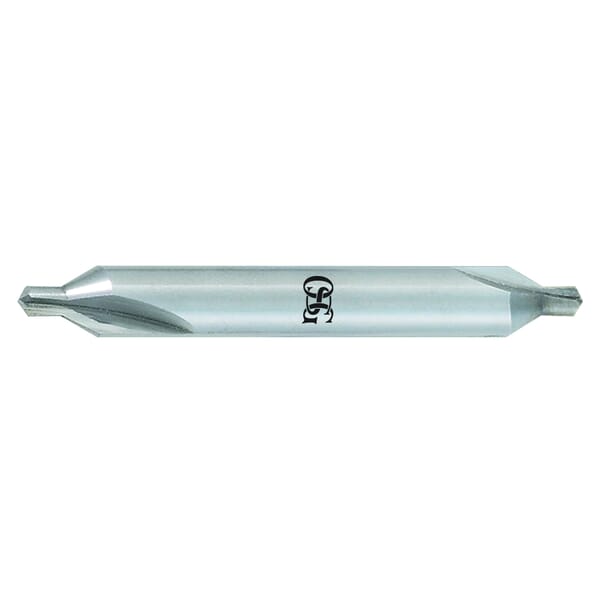 OSG 235-0020 Standard Combination Drill/Countersink, 5/64 in Drill - Fraction, 0.0781 in Drill - Decimal Inch, 118 deg Point Angle, Carbide, Bright