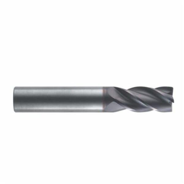 OSG 404-375011 404BN Ball End Center Cutting End Mill, 3/8 in Dia Cutter, 1 in Length of Cut, 4 Flutes, 3/8 in Dia Shank, 2-1/2 in OAL, TiAlN Coated