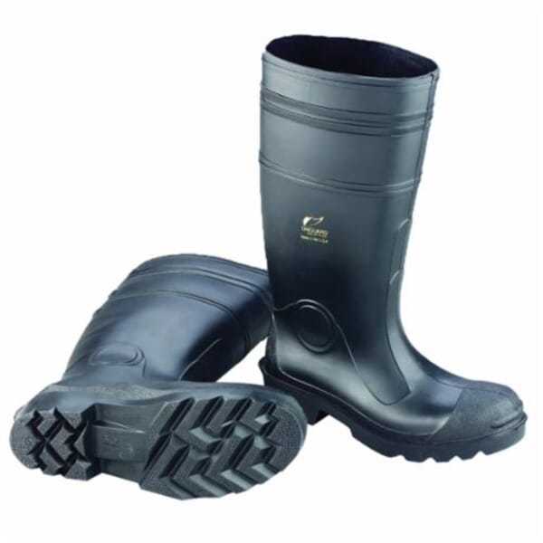 Onguard 87401-10 Buffalo 87401 Knee Boots, Mens, SZ 10, 16 in H, Steel Toe, PVC Upper, PVC Outsole, Resists: Chemical, Slip and Water, ASTM F2413-11