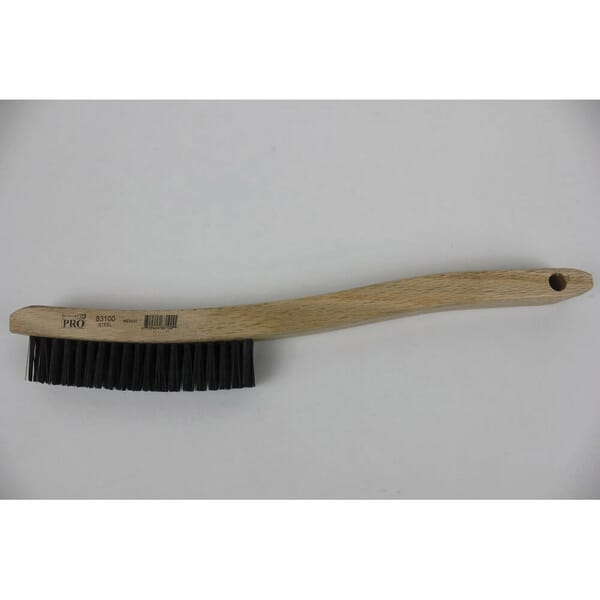 Osborn 0008310000 Economy Heavy Duty Scratch Brush, 6 in L x 1-1/8 in W Brush, 13-11/16 in OAL, 1-1/8 in L Cold Drawn Wire Trim