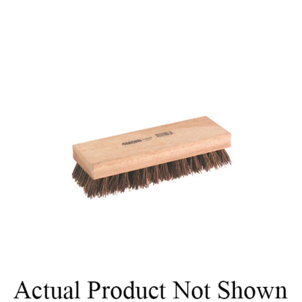 Osborn 0005406900 Heavy Duty Scrub Brush, 8 in L x 2-3/4 in W Brush, 1-1/8 in L Tampico Trim