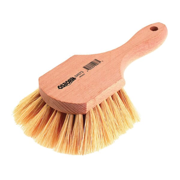 Osborn 0005407300 Utility Scrub Brush, 5 in L x 6-1/2 in W Brush, 10 in OAL, 2 in L Tampico Trim