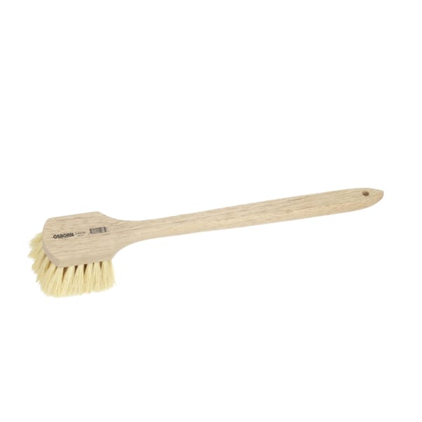 Osborn 0005407600 Utility Scrub Brush, 5 in L x 6-1/2 in W Brush, 21-3/4 in OAL, 2 in L Palmyra Trim
