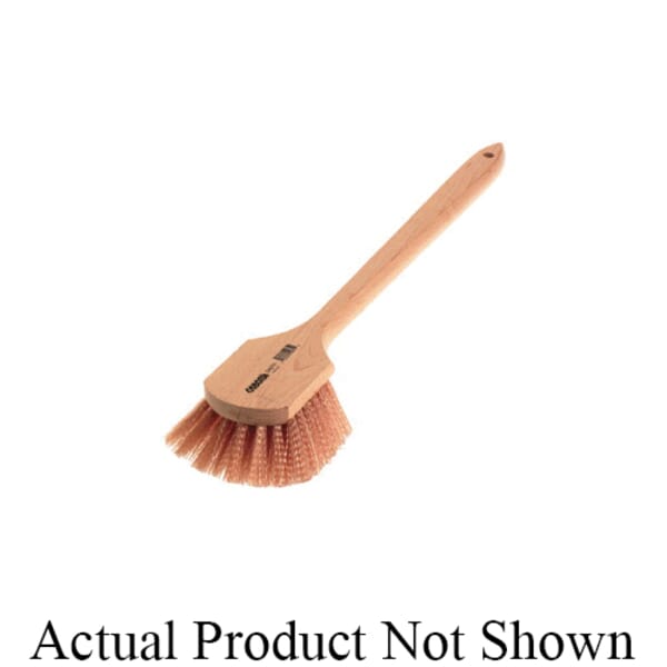 Osborn 0005407600 Utility Scrub Brush, 5 in L x 6-1/2 in W Brush, 21-3/4 in OAL, 2 in L Palmyra Trim