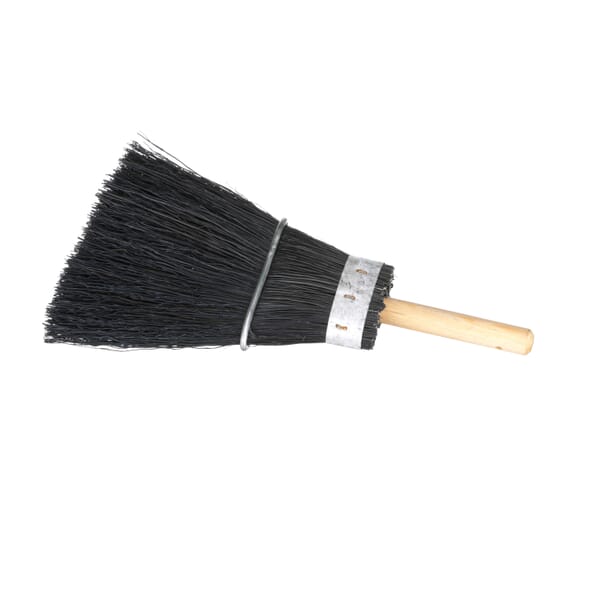 Osborn 0005600200 Stiff Whisk Brush, Bassine Bristle, 4 in W, 6 in L Trim, Wood Handle, 9-1/2 in OAL