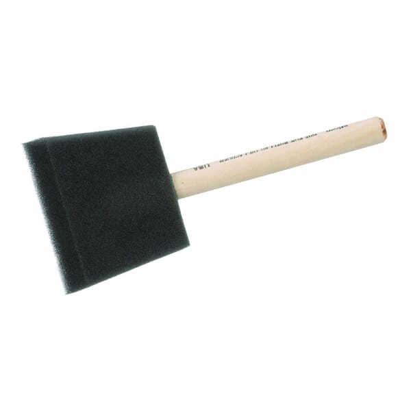 Osborn 0007037400 Economy Grade Paint Brush, 1 in Foam Brush, Wood Handle, Latex, Stain Oil Paints, Varnishes