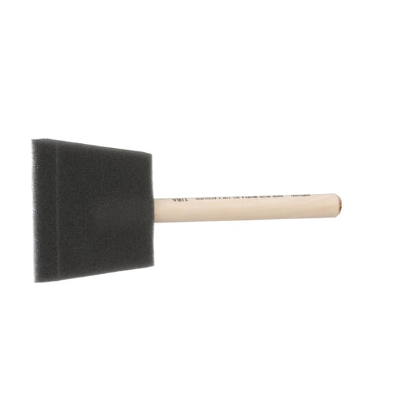 Osborn 0007037400 Economy Grade Paint Brush, 1 in Foam Brush, Wood Handle, Latex, Stain Oil Paints, Varnishes